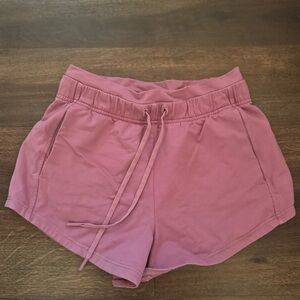 Lululemon Women’s Pink Sweat-shorts, Size 4